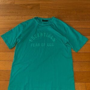 Fear of God Essentials Teal Short Sleeve Tee